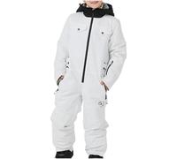 Combinaison de Ski Enfant Garçon Fille Combinaison de Ski ado Ensembles de Neige Doudoune à Capuche Salopettes Zippé Imperméable Vêtements de ski Veste en Duvet Hiver Chaud Tenue Plein Air