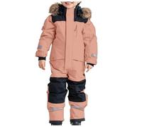 Combinaison de Ski Enfant Hiver Ensemble de Neige Imperméable Coup Vent Veste à Capuche Pantalons Salopettes Zippé Fourrure Amovible Veste Combinaison Softshell d'extérieur