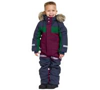 Combinaison de Ski Enfants Garçons Fille Une Pièce Combinaison de Ski ado Ensembles de Neige Doudoune à Capuche Zippé Imperméable Veste en Duvet Hiver Chaud Tenue Plein Air pour 1-15 Ans