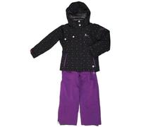 Combinaison de ski fille Peak Mountain Gavim - carbone / violine - 16 ans