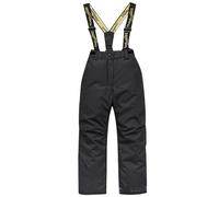 Combinaison de ski isolante toutes saisons pour garçons veste et pantalon thermiques coupe-vent équipement d’aventure hivernale pour enfants (Black, 9-10 years)