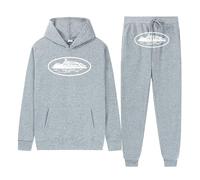 Combinaison De Sport 2 Pièces Homme Femme Décontracté Sweat À Capuche Et Pantalon Y2K Automne Hiver Mode Costume De Jogging Streetwear Hoodies Hip Hop Solid/Imprimé Survêtement de Planche à Roulette