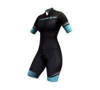 Combinaison de sport à manches courtes pour femme - Triathlon - Vélo de route - Combinaison de course à pied, 9., M