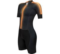 Combinaison de sport à manches courtes pour femme - Triathlon - Vélo de route - Combinaison de course à pied, 1, Large