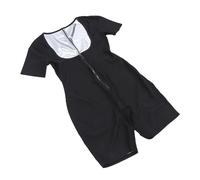 Combinaison de Sudation à Manches Courtes pour Tout le Corps, élégante et Confortable, Combinaison de Sauna Amincissante pour Tissu D'exercice de Gymnastique, 1 X de Sudation D'entraînement