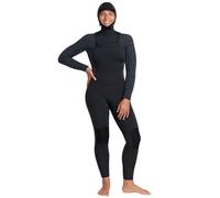 Combinaison de surf à capuche femme Roxy Swell Natural 5.4 mm Front-Zip Noir XL