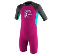 O'Neill Combinaison shorty Reactor Spring 2 mm Junior manches courtes zip dos Rose 12 mois
