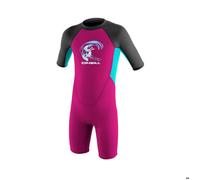 Combinaison de surf dos zippé fille O'Neill Reactor-2 2 mm - berry/lightaqua/graphite 6 ans