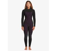Billabong Synergy 3/2 Mm Woman Long Sleeve Back Zip Neoprene Suit Noir 12 Femme