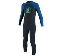 O´neill Wetsuits Reactor 2 Mm Junior Long Sleeve Back Zip Neoprene Suit Bleu 3 Years Garçon