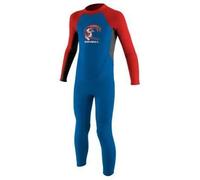O´neill Wetsuits Reactor 2 Mm Junior Long Sleeve Back Zip Neoprene Suit Bleu 3 Years Enfants