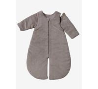VERTBAUDET Gigoteuse polaire microfibre, manches amovibles, spécial voyage taupe 18/36M