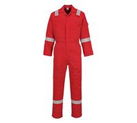 Combinaison de travail 100% coton légère Portwest Iona Rouge 3XL