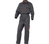 Combinaison de travail MACH2 M2COMGR à simple zip multipoches gris/orange T2XL - DELTA PLUS - M2COMGRXX