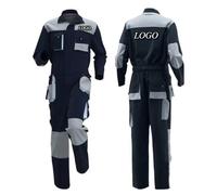 Combinaison De Travail Personnalisée pour Homme, Logo Personnalisé, Veste De Costume D& 定制 39;Atelier De Peintre Multi-Poches pour Travailleurs Orange,M