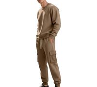 Combinaison de Travail Robuste pour activités industrielles et extérieures conçue pour la durabilité et l utilité avec Multiples Poches Pratiques pour Chantier et Aventure (Khaki, XXL)