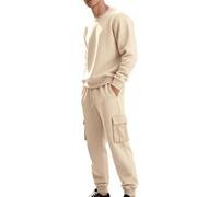 Combinaison de Travail Robuste pour activités industrielles et extérieures conçue pour la durabilité et l utilité avec Multiples Poches Pratiques pour Chantier et Aventure (Beige, XXL)