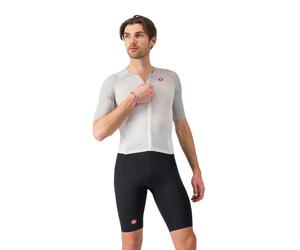 Combinaison de Triathlon Castelli Free San Remo 3 M/C Blanc Noir, Taille M