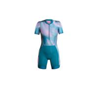 Zone3 Activate+ Woman Neoprene Short Sleeve Wetsuit Bleu L Femme