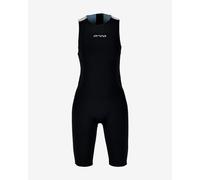 Combinaison de triathlon Orca Athlex sans manches noir blanc femme - L