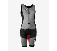 Combinaison de triathlon Triathlon Head Myboost Lite sans manches gris noir rouge femme - S