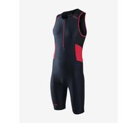 Combinaison de triathlon Zone3 Activate sans manches noir rose - M
