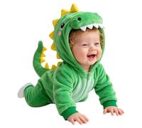 Combinaison Déguisement Dinosaure Tenue d'Halloween à Capuche pour de Rôle | Pyjama déguisement cosplay Pour les garçons et filles, chasse aux bonbons d'Halloween et fête