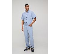 Combinaison délavée en velours côtelé homme - bleu - XS, bleu
