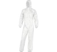 COMBINAISON DELTA PLUS A CAPUCHE POLYPROPYLENE BLANC - PO106BC0 50/52 (2XL)