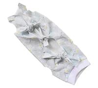 Combinaison d'été stérilisée pour chat - Vêtement pour animaux de compagnie - Combinaison douce et respirante avec sangles - Côté fermé au ventre - Gilet chaud pour chats, chiots (taule, S)