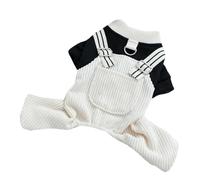 Combinaison d'hiver pour chien avec design à quatre pattes | Combinaison élégante et confortable pour chiot, salopette chaude pour chien de petite et moyenne taille, idéale pour les sorties par temps