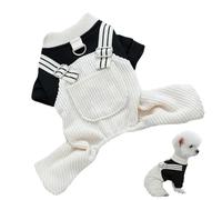 Combinaison d'hiver pour chien avec design à quatre pattes | Combinaison élégante et confortable pour chiot, salopette chaude pour chien de petite et moyenne taille, idéale pour les sorties par temps