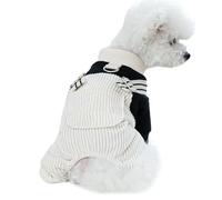 Combinaison d'hiver pour chien avec design à quatre pattes | Combinaison élégante et confortable pour chiot, salopette chaude pour chien de petite et moyenne taille, idéale pour les sorties par temps