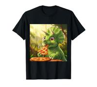 Combinaison Dinosaure Aimant la Pizza T-Shirt Graphique avec Valeur
