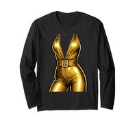 Combinaison Disco Diva Design Années 70 Fête Manche Longue