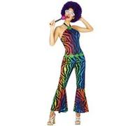 Combinaison Disco - Funky Rainbow - Femme Taille : L - 40/42 - Déguisements et fêtes Multicolore G