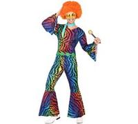 Combinaison Disco - Funky Rainbow - Homme Taille : M/L - Déguisements et fêtes Multicolore G