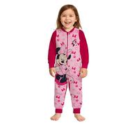 Combinaison Disney Minnie Mouse pour Filles Combinaison Pyjama Enfants Rose (as3, Numeric, Numeric_110, Numeric_116, Regular)
