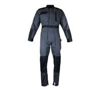 Combinaison de travail double fermeture LMA CHLORE - Gris Foncé / Noir XXL