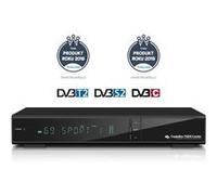 Combinaison d'un récepteur satellite numérique et d'un récepteur terrestre AB CryptoBox 752HD Combo DVB-T2 / S2 / C H.265 HEVC G