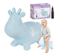 Hoppimals Jouet gonflable Vache sauteur Tootiny – pompe incluse – couleurs variées