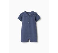 Combinaison en coton avec lignes en relief b&s bleu 0/1M(50/54)