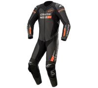 Combinaison en Cuir Alpinestars GP Force Chaser 1 Pièce Noir/Orange Fluo60 Noir,Orange Fluo