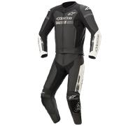 Combinaison en Cuir Alpinestars GP Force Chaser 2 Pièces Noir/Blanc54 Noir,Blanc