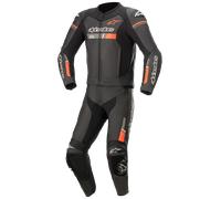Combinaison en Cuir Alpinestars GP Force Chaser 2 Pièces Noir/Rouge/Fluo50 Noir,Rouge,Fluo