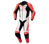 Combinaison en Cuir Alpinestars GP Force Lurv 1 Pièce Rouge Fluo/Blanc/Noir56 Rouge Fluo,Blanc,Noir