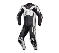 Combinaison en cuir Alpinestars GP Plus V4 Sprint 1 pièce noir/blanc/rouge/fluo