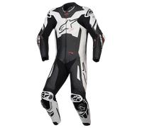 Combinaison en Cuir Alpinestars GP Plus V4 Sprint 1 Pièce Noir/Blanc/Rouge54 Noir,Blanc,Rouge