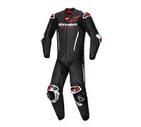 Alpinestars GP-R7 Combinaison moto 1 pièce en cuir, noir-blanc-rouge, taille 52 pour homme