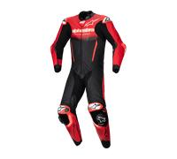 Alpinestars GP-R7 Combinaison moto 1 pièce en cuir, noir-rouge, taille 48 pour homme